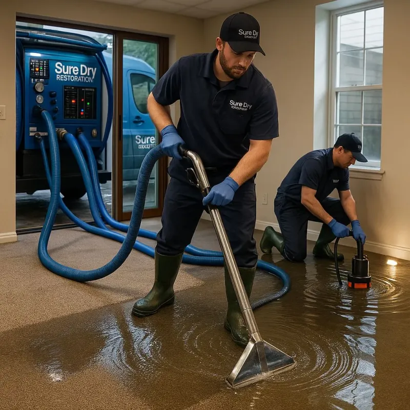 Water Extraction and Removal process in New Lexington, OH